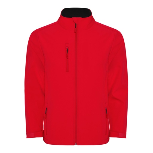 Veste softshell 2 couches enfant avec fermeture à glissière sur le devant Nebraska – Roly SS6436