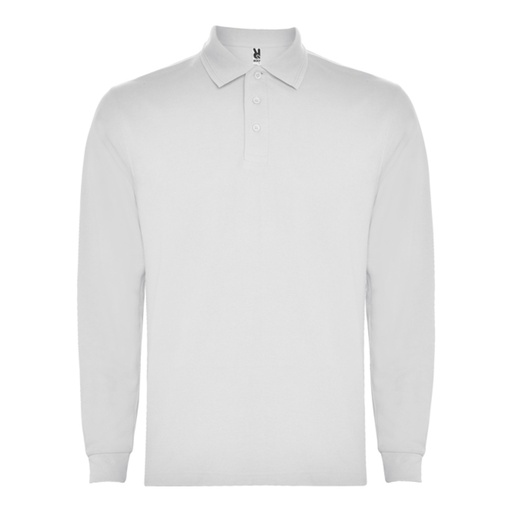 Polo manches longues enfant avec col et bord de manche en côte 1x1 Carpe Child – Roly PO5008