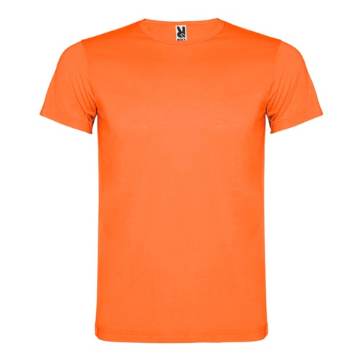 T-shirt à manches courtes enfant en polyester avec toucher coton et coutures latérales Akita – Roly CA6534