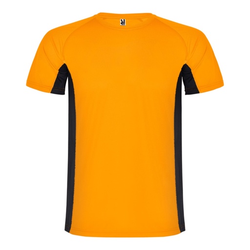 T-shirt technique respirant enfant bicolore à manches raglan Shanghai – Roly CA6595