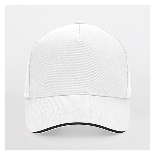 Casquette homme Ultimate à 5 panneaux sandwich contrasté – Beechfield B15C