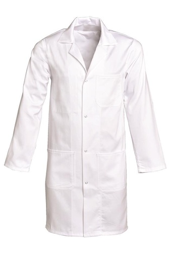 Blouse mixte manches longues à pressions Julien coton – SNV JULLP004