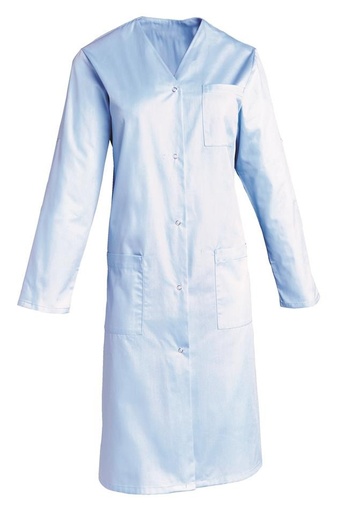 Blouse femme manches longues à pressions Lisa polycoton – SNV LISAMR00