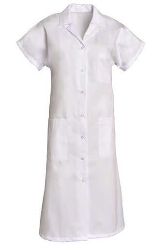 Blouse femme manches courtes à pressions Manuella polycoton – SNV MANCP000