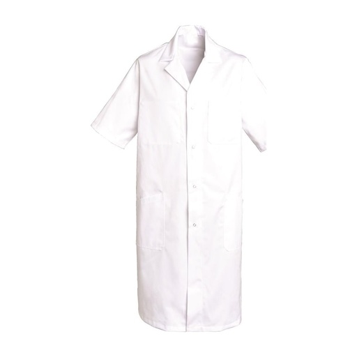 Blouse mixte manches courtes à pressions Oscar polycoton – SNV OSCARMC0