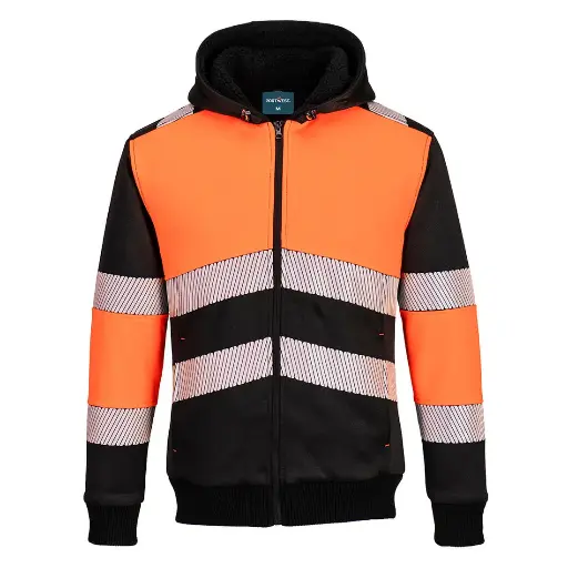 Sweatshirt à capuche d'hiver zippé Classe 1 - PW377