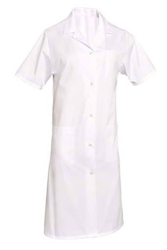 Blouse femme manches courtes à pressions Madona polycoton – SNV MADCP000