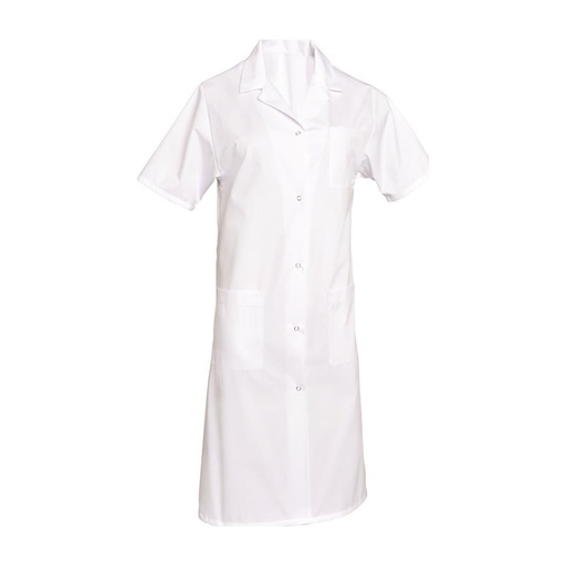 Blouse femme manches courtes à pressions Madona polycoton – SNV MADCP000