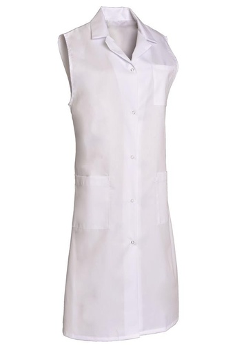 Blouse femme sans manches à pressions Madona polycoton – SNV MADSP000
