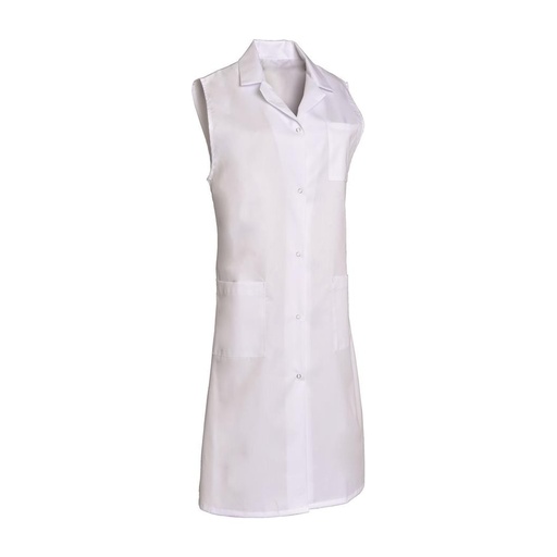 Blouse femme sans manches à pressions Madona polycoton – SNV MADSP000