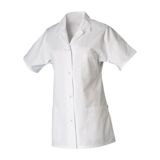 Tunique femme manches courtes à pressions Manue polycoton – SNV TMACP000