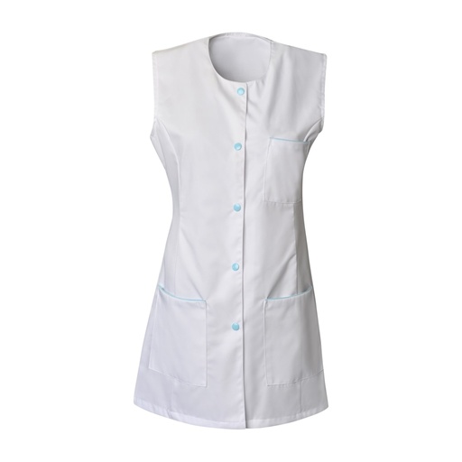 Tunique femme sans manches à pressions Taylor polycoton – SNV TAYLORSM01