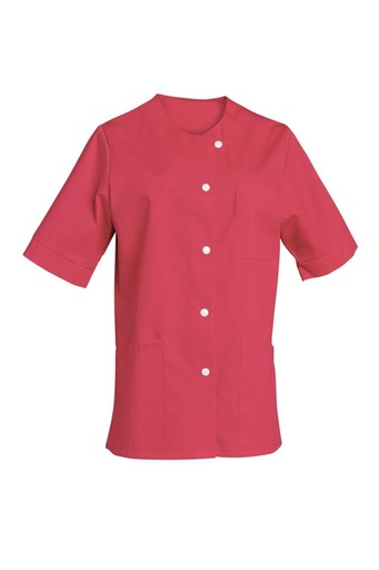 Tunique femme manches courtes à pressions Angele polycoton – SNV ANGCP000