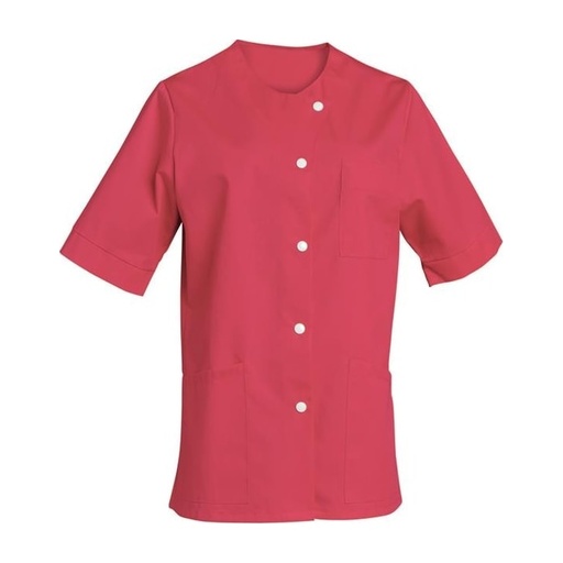 Tunique femme manches courtes à pressions Angele polycoton – SNV ANGCP000