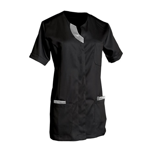 Tunique femme manches courtes à pressions Lila lyocell – SNV LILAMC0