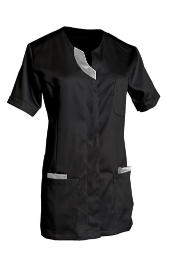 Tunique femme manches courtes à pressions Lila lyocell – SNV LILAMC0