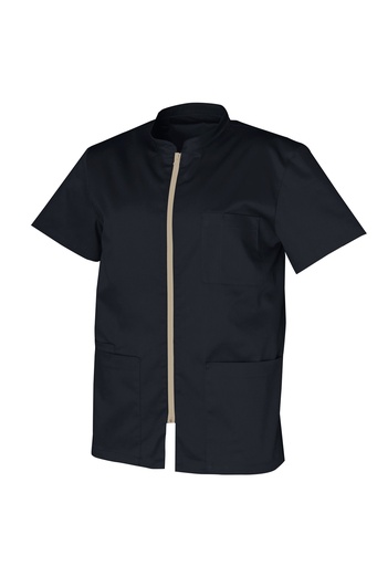 Tunique homme manches courtes zippée Sirius stretch – SNV SIRIUS00