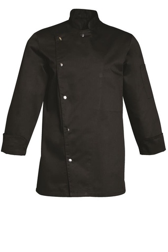 Veste de cuisine homme manches longues à pressions Alban polycoton – SNV ALBANLP0