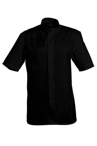 Veste de cuisine mixte manches courtes à pressions Lucas polycoton – SNV LUCASMCP
