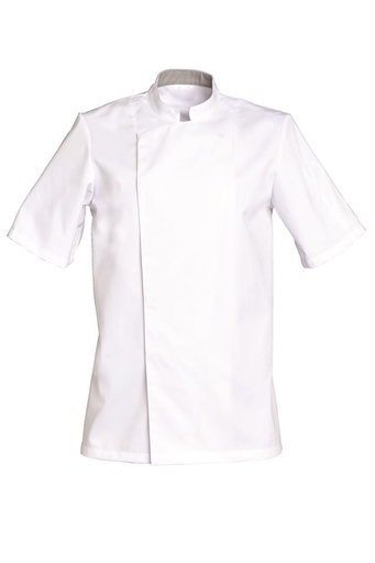 Veste de cuisine mixte manches courtes à pressions Cookie coton – SNV COOKIEMC2