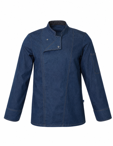 Veste de cuisine mixte manches longues à pressions Cookie stretch – SNV COOKIEML0