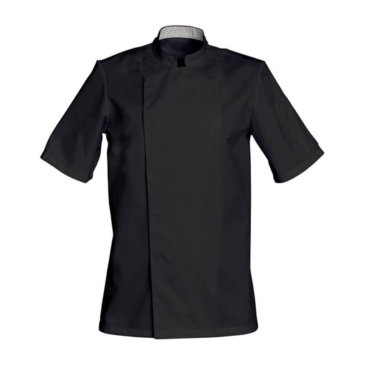 Veste de cuisine mixte manches courtes à pressions Cookie polycoton – SNV COOKIEMC0
