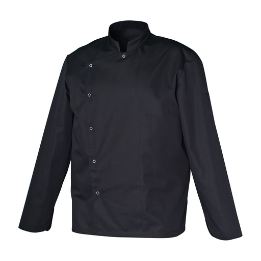 Veste de cuisine homme manches longues à pressions Gabin polycoton – SNV GABINML
