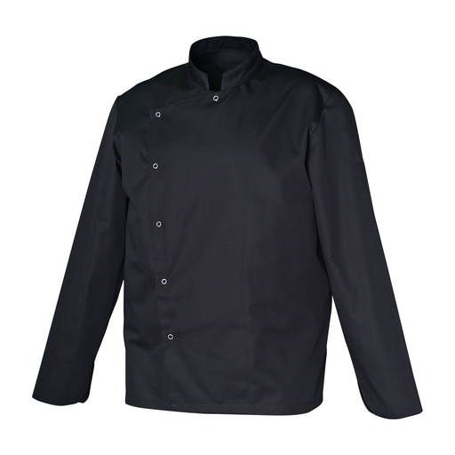 Veste de cuisine homme manches longues à pressions Gabin polycoton – SNV GABINML