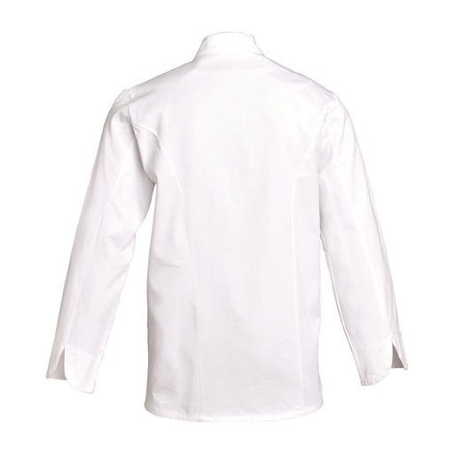 Veste de cuisine mixte manches longues à pressions Lilian coton – SNV LILIANML