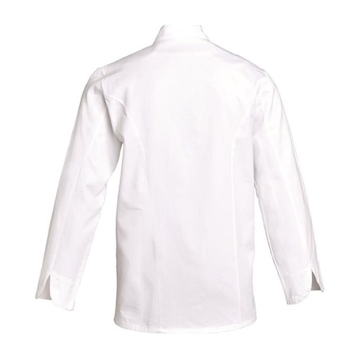 Veste de cuisine mixte manches longues à pressions Lilian coton – SNV LILIANML