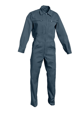 Combinaison homme manches longues zippée Roger polycoton – SNV ROGLG003